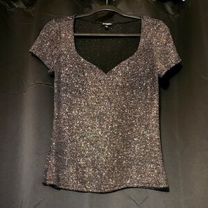 Sparkly Y2K Tshirt by Express, M